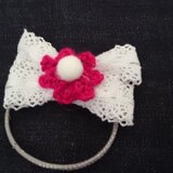 リボンのヘアゴム