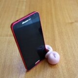 リンゴのスマホスタンド（ピンク）