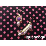 手刺繍の靴ピアス (14010)