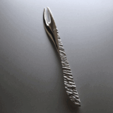 銀のミニフォーク　さざなみ