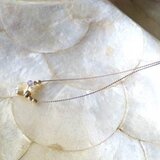 14Kgf シルクコードネックレス　シトリン