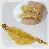 Knit Wing ブレスレット（イエロー）