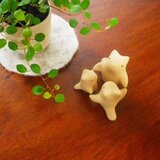 輪になろう「きのとも たぬき親子」