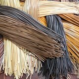 本革紐(茶系セット)3mm幅×1M×10本　裏面毛羽処理済