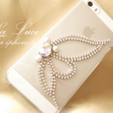 ジュエリーのようなiphoneケース～蝶～