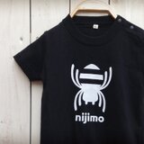 nijimo BABY ロンパース〈ブラック〉