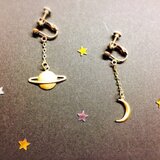 惑星イヤリング