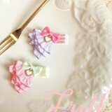 ベビーヘアクリップ＊Frill ＊フリル＊受注製作