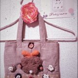 うさもこバッグ♪オレンジ