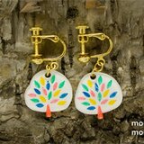 いろどりの木イヤリング