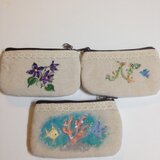 shiho様ご依頼品珊瑚・イニシャルポーチ