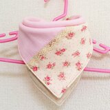 ８重ガーゼのふんわり4wayバンダナスタイ　シンプルピンク