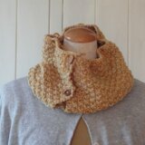 〈草木染め〉ネックウォーマー(マルチカラー＊ウール)