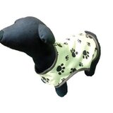 胸66-80★わんちゃん足跡プリント★秋冬用・オーダーメイド犬服