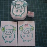 消しゴムはんこ☆ひつじちゃんセット☆