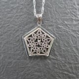 銀製ペンダント 星 P-1