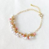 2＊ パールじゃらじゃらブレスレット
