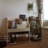 無垢材の絵本の本棚wh/db選べる2color＊wide60