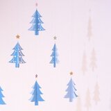 モビール　- クリスマス・ツリー（blue） -
