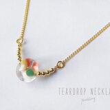 ティアドロップネックレス