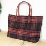 秋冬　ウール素材トート