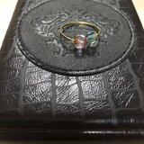 ガラスビーズのリング