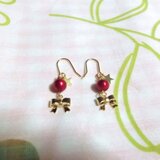 X'mas cottonpearl ピアスGLVer.