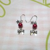 X'mas cottonpearl ピアスSVVer.