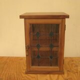 小型キャビネット　青色