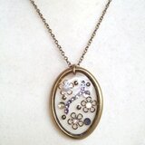 クリアフラワーペンダント