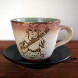 アルケミストのカップ＆ソーサー（シタール奏者と占星術師）
