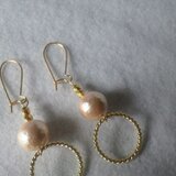 ゴールドリングピアス