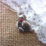 ポップオカメインコ【シルバーネックレス】