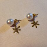 2way 雪結晶とパール