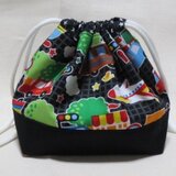 子供用　お弁当入れ　巾着