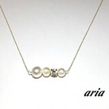 【14kgf】印象ネックレス【ジルコニア】