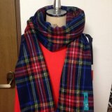 タータンチェックフリースマフラー