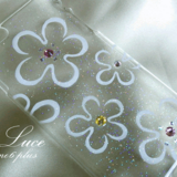 iphone6 plus対応ケース　ハッピーフラワー