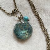 忘れな草ネックレス