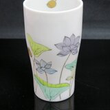 蓮のビアカップ