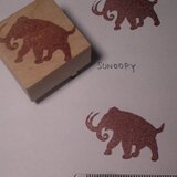 マンモス　けしごむはんこ