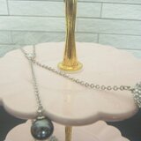 スワロフスキーボールネックレス(クリスタル)