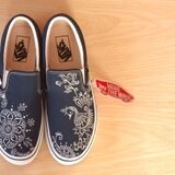 ハンドペイントスニーカー