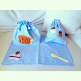 lunch set ☆baby blue