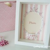 クイリングのフォトフレーム　BOXフレーム入り