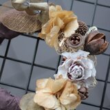 プリザーブドフラワー　ナチュラルリース