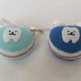 ペット　ティース　マカロン　(乳歯入れ）　3カラー