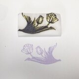 消しゴムはんこ＊チューリップ