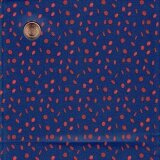 オリジナルサテン生地(ネイビー×レッド)