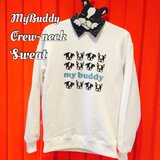 「My Buddy」クルーネックスウェット